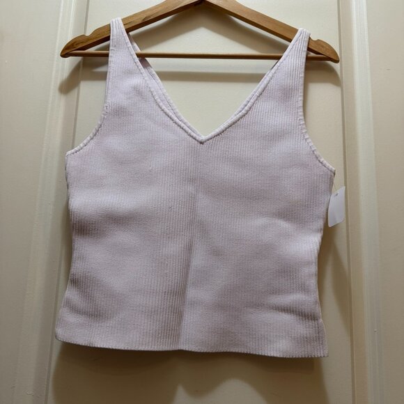Babaton Cropped Ribbed Tank - Picture 1 of 2